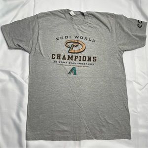 Arizona Diamondbacks 2001 Champions Grey Men’s Size: XL Baseball Shirt